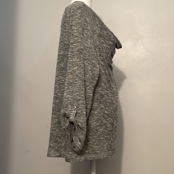 AB STUDIO textured sweater over black cami NWT (23G7C86) - Picture 7 of 14